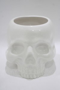 KILL STAR / CRANIUM PLANTER  ホワイト H-25-10-13-1071-SL-ZA-KB-ZT-W005