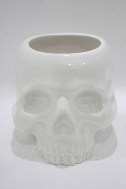 画像1: KILL STAR / CRANIUM PLANTER  ホワイト H-25-10-13-1071-SL-ZA-KB-ZH