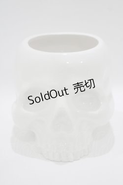 画像1: KILL STAR / CRANIUM PLANTER  ホワイト H-25-10-13-1071-SL-ZA-KB-ZT-W005
