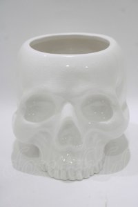 KILL STAR / CRANIUM PLANTER  ホワイト H-25-10-13-1072-SL-ZA-KB-ZT-W005