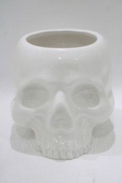 画像1: KILL STAR / CRANIUM PLANTER  ホワイト H-25-10-13-1072-SL-ZA-KB-ZH