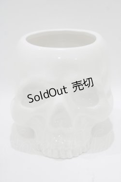 画像1: KILL STAR / CRANIUM PLANTER  ホワイト H-25-10-13-1072-SL-ZA-KB-ZT-W005