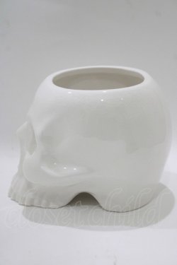 画像2: KILL STAR / CRANIUM PLANTER  ホワイト H-25-10-13-1072-SL-ZA-KB-ZH