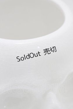 画像3: KILL STAR / CRANIUM PLANTER  ホワイト H-25-10-13-1072-SL-ZA-KB-ZT-W005