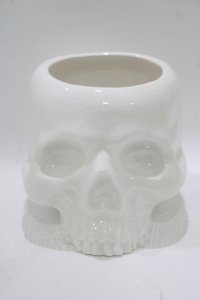 KILL STAR / CRANIUM PLANTER  ホワイト H-25-10-13-1073-SL-ZA-KB-ZT-W005