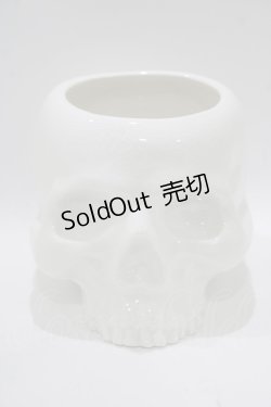 画像1: KILL STAR / CRANIUM PLANTER  ホワイト H-25-10-13-1073-SL-ZA-KB-ZT-W005