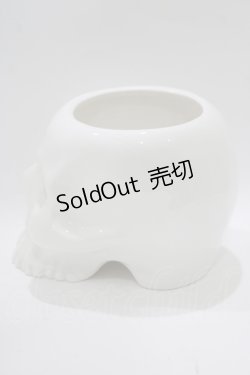 画像2: KILL STAR / CRANIUM PLANTER  ホワイト H-25-10-13-1073-SL-ZA-KB-ZT-W005