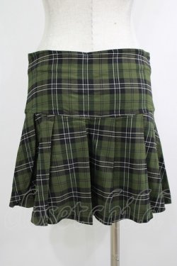 画像3: KILL STAR / Dark Canopy Pleated Skirt M グリーン H-25-10-13-1007-SL-SK-KB-ZH