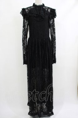 画像1: KILL STAR / Enmity Maxi Dress M ブラック H-25-10-13-1008-SL-OP-KB-ZH