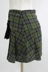画像2: KILL STAR / Dark Canopy Pleated Skirt XS グリーン H-25-10-13-1015-SL-SK-KB-ZY (2)