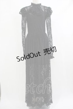 画像1: KILL STAR / Enmity Maxi Dress XS ブラック H-25-10-13-1016-SL-OP-KB-ZH