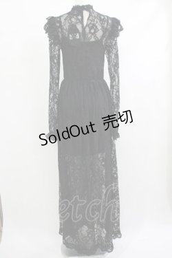画像3: KILL STAR / Enmity Maxi Dress XS ブラック H-25-10-13-1016-SL-OP-KB-ZH