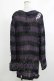 画像3: KILL STAR / Graph Knit Sweater S ブラック×パープル H-25-10-13-1018-SL-TO-KB-ZH (3)