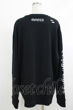 画像3: QOOZA / 東京喰種×QOOZA金木研 ダメージスウェット  ブラック H-25-10-13-1019-PU-TO-KB-ZH