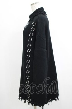 画像2: KILL STAR / Daith Knit Sweater XS ブラック H-25-10-13-1020-SL-TO-KB-ZH