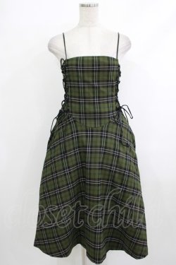 画像1: KILL STAR / Elyswyth Dress S グリーン H-25-10-13-1003-SL-OP-KB-ZH