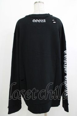 画像3: QOOZA / 東京喰種×QOOZA金木研 ダメージスウェット  ブラック H-25-10-13-1025-PU-TO-KB-ZH