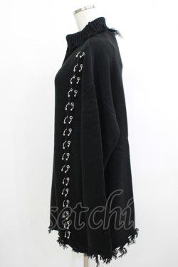 画像2: KILL STAR / Daith Knit Sweater XS ブラック H-25-10-13-1029-SL-TO-KB-ZH