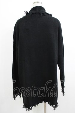 画像3: KILL STAR / Daith Knit Sweater XS ブラック H-25-10-13-1029-SL-TO-KB-ZH