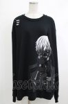 画像1: QOOZA / 東京喰種×QOOZA金木研 ダメージスウェット  ブラック H-25-10-13-1031-PU-TO-KB-ZY (1)