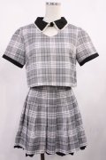 Pium / シュガーチェックセットアップ Free グレー H-25-10-13-022-LO-OP-NS-ZH