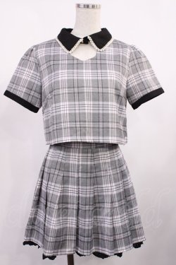 画像1: Pium / シュガーチェックセットアップ Free グレー H-25-10-13-022-LO-OP-NS-ZH