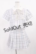 Pium / シュガーチェックセットアップ Free サックス H-25-10-13-023-LO-OP-NS-ZH