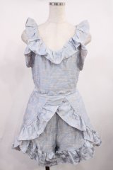 Pain / リボンジャガードオールインワン Free ブルー H-25-10-13-026-LO-OP-NS-ZH