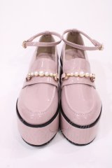 Ank Rouge / パールビットローファー M（23.0〜23.5cm） ピンク H-25-10-13-041-CA-SH-NS-ZH