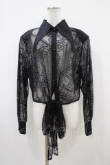 PUNK RAVE / MOON FAERIE TOP XS-S ブラック H-25-10-14-1034-PU-TO-KB-ZH