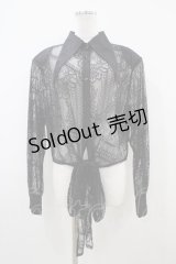 PUNK RAVE / MOON FAERIE TOP XS-S ブラック H-25-10-14-1034-PU-TO-KB-ZH