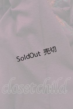画像3: Ozz oneste / 刺繍カットソーブラウス  エンジ H-25-10-14-1039-OO-BL-KB-ZH