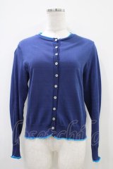 Jane Marple Dans Le Salon / カラーパイピングカーディガン  ネイビー H-25-10-14-1040-JM-TO-KB-ZH