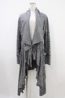画像1: Rozen Kavalier / 羽根刺繍ロングカーディガン  グレー H-25-10-14-1042-OO-TO-KB-ZH