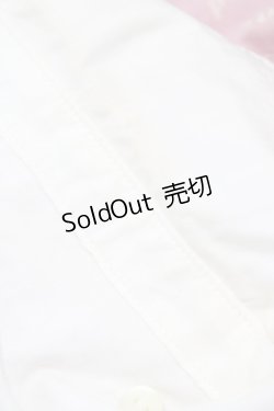 画像3: Jane Marple / ロゴプリントのスペアカラー付きTシャツ  ピンク H-25-10-14-1046-JM-TO-KB-ZH