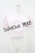 AVENCHUMU / Love heart's cake puff t-shirt  ピンク H-25-10-14-1048-LO-TO-KB-ZH