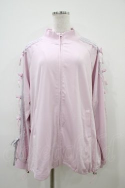 画像1: Candy Stripper / RIBBON RIBBON JERSEY BLOUSON  ライトピンク H-25-10-14-1049-PU-JA-KB-ZH