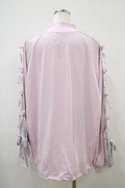 画像2: Candy Stripper / RIBBON RIBBON JERSEY BLOUSON  ライトピンク H-25-10-14-1049-PU-JA-KB-ZH