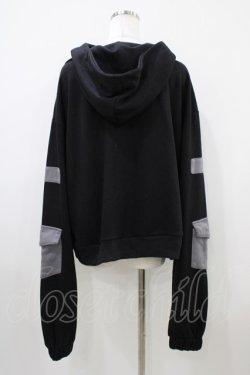 画像2: Drug Honey / ハイネックプルパーカー  黒 H-25-10-14-1056-PU-TO-KB-ZH