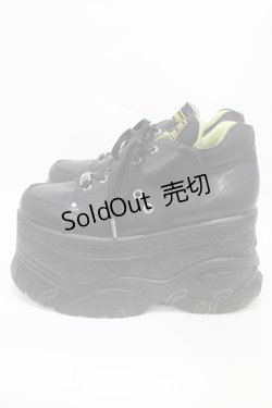 画像2: YOSUKE / 厚底スニーカー 24.5cm ブラック H-25-10-14-1001-PU-SH-KB-ZH