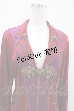 画像4: Ozz oneste / 彼岸刀ZIP着物羽織  赤 H-25-10-14-1010-OO-JA-KB-ZH