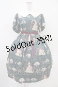 Leur Getter / Brilliant Lady袖付ワンピース M ロイヤルグリーン H-25-10-14-1015-LU-OP-KB-ZH