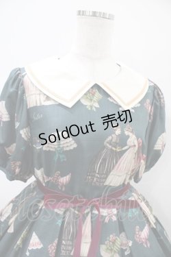 画像4: Leur Getter / Brilliant Lady袖付ワンピース M ロイヤルグリーン H-25-10-14-1015-LU-OP-KB-ZH