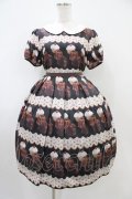 Leur Getter / Lace Icing Cookie袖付ワンピース  ブラック H-25-10-14-1016-LU-OP-KB-ZH