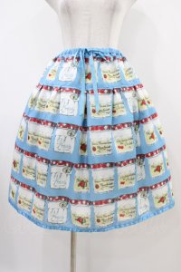 Emily Temple cute / 復刻JAM瓶スカート  サックス H-25-10-14-1017-ET-SK-KB-ZH