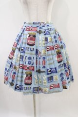 Jane Marple / Beau Chocolatのミニスカート  ブルーグレイ H-25-10-14-1018-JM-SK-KB-ZH