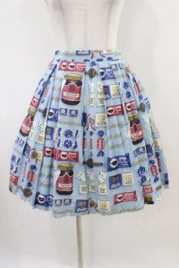 Jane Marple / Beau Chocolatのミニスカート  ブルーグレイ H-25-10-14-1018-JM-SK-KB-ZH