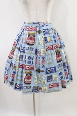 画像1: Jane Marple / Beau Chocolatのミニスカート  ブルーグレイ H-25-10-14-1018-JM-SK-KB-ZH