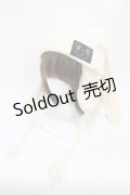 Candy Stripper / CABLE BUNNY EAR ビーニー  アイボリー H-25-10-14-1003-PU-AC-KB-ZH