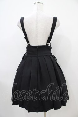 画像2: PUNK RAVE / MODESTA BLACK PINAFORE SKIRT M ブラック H-25-10-14-1023-PU-SK-KB-ZH